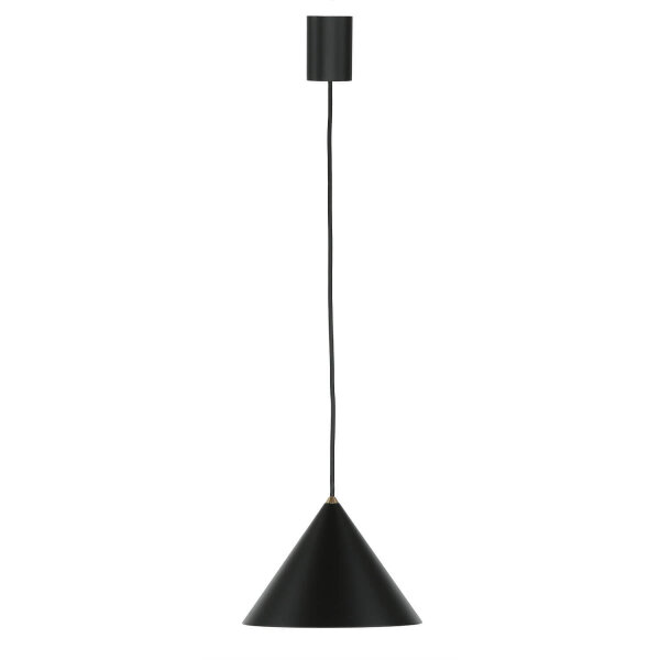 Lampe à suspendre noire GU10 Ø 20,5 cm métal rétro design