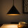 Lampe à suspendre noire GU10 Ø 20,5 cm métal rétro design
