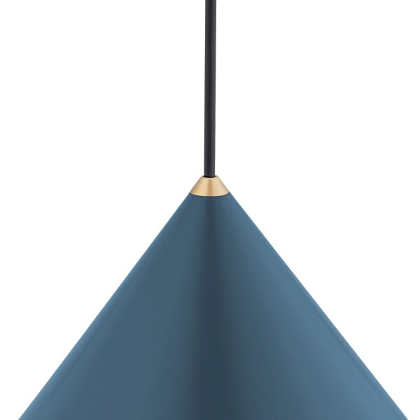 Lampe à suspendre verte GU10 Ø 20,5 cm métal rétro design