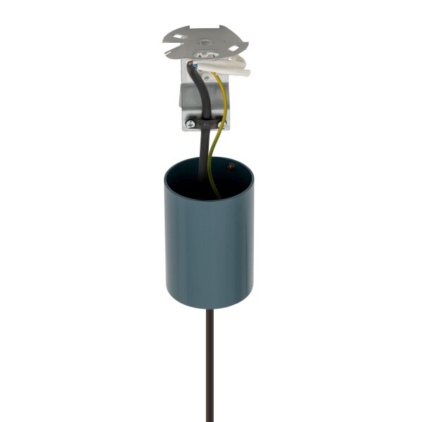 Lampe à suspendre verte GU10 Ø 20,5 cm métal rétro design