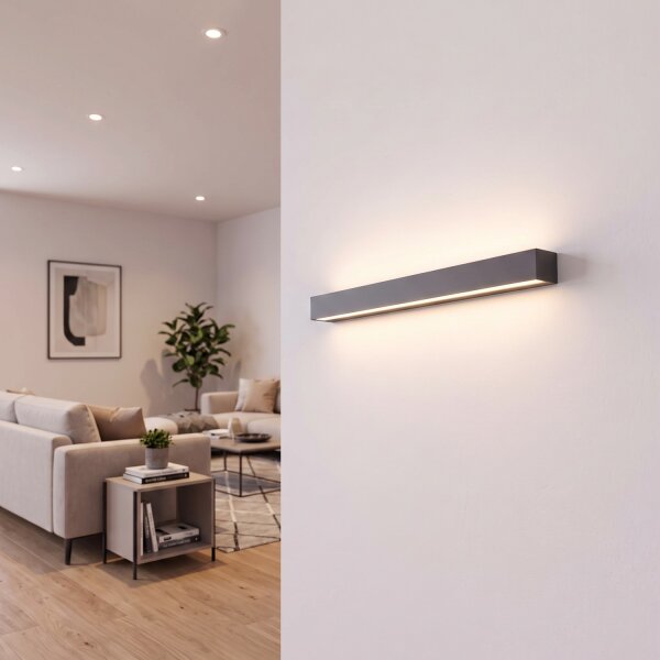 Applique Up Down intérieur L : 62 cm incl. LED T8 3000 K blanc chaud