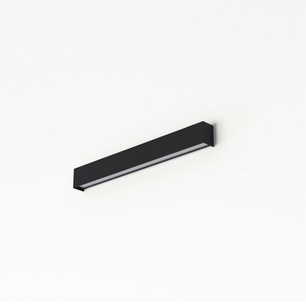 Applique murale indirecte 62 cm de long Up Down 3000 K T8 LED noir