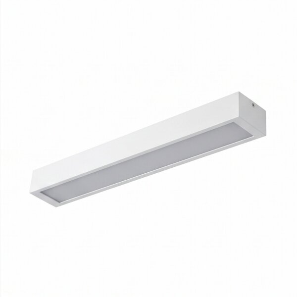 Plafonnier Blanc 3000 K 1700 lm Métal 62 cm de long T8 LED