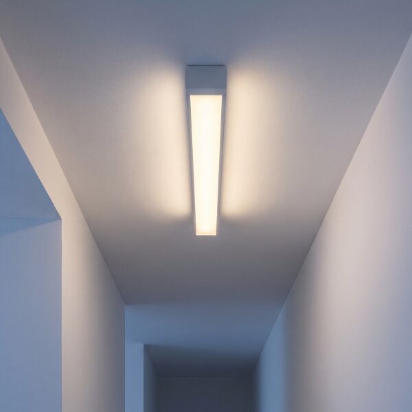 Plafonnier Blanc 3000 K 1700 lm Métal 62 cm de long T8 LED
