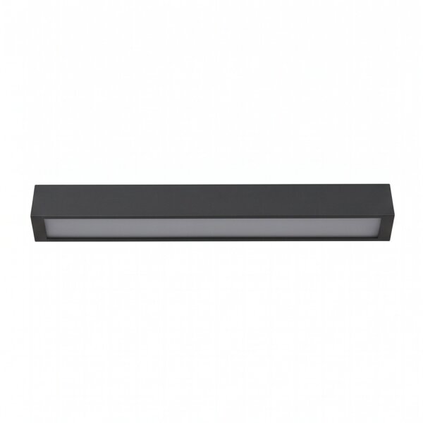 Plafonnier 3000 K 1700 lm noir T8 LED interchangeable L : 62 cm