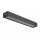 Plafonnier 3000 K 1700 lm noir T8 LED interchangeable L : 62 cm