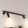 Spot de plafond à 3 flammes GU10 en noir doré 70 cm de long
