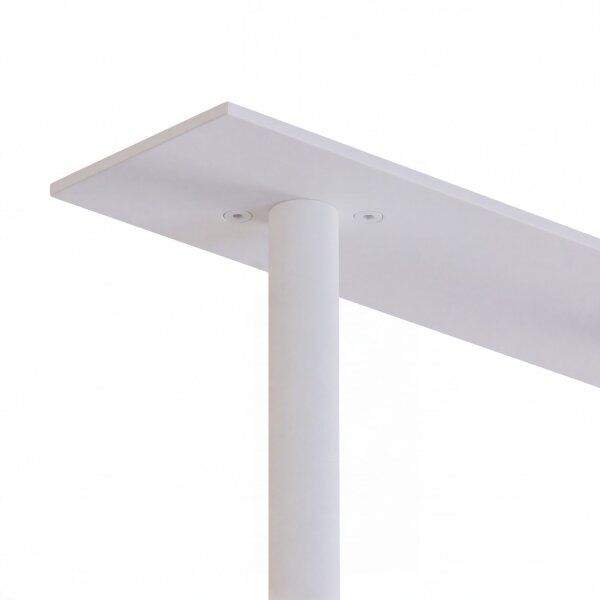Spot de plafond orientable encastré L : 17 cm 2x GU10 blanc or
