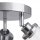 Spot de plafond salle de bain IP44 3-flamme G9 chrome clair verre
