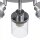 Spot de plafond salle de bain IP44 3-flamme G9 chrome clair verre