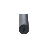 Lampe dallée IP54 noire GU10 55 cm verre aluminium...