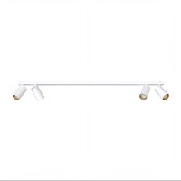 Projecteur de plafond 4-flamme GU10 en blanc or 118 cm...