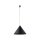 Lampe à suspendre noire GU10 Ø 50 cm métal rétro