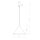 Suspension Vert GU10 Ø 50 cm Métal Rétro orientable