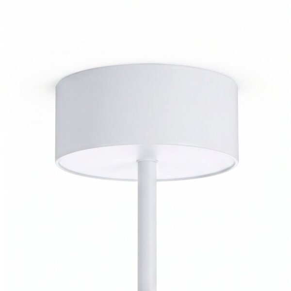 Plafonnier à faible éblouissement 3x E27 Ø 50 cm Blanc Abat-jour en tissu