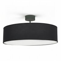 Plafonnier rond Ø 50 cm Tissu Abat-jour 3x E27...