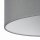 Plafonnier Tissu Ø 50 cm rond pour 3x E27 Gris Moderne