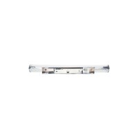 Applique LED chrome 3000 K 870 lm verre métal 59 cm