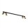Spot de plafond orientable 118 cm de long 4x GU10 noir laiton