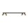Spot de plafond orientable 118 cm de long 4x GU10 noir laiton
