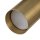 Spot de plafond orientable 118 cm de long 4x GU10 noir laiton