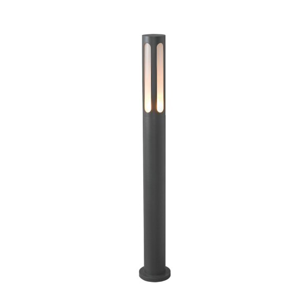 Borne déclairage IP42 E27 100 cm de haut en noir