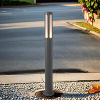 Borne déclairage IP42 E27 100 cm de haut en noir