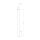 Applique LED salle de bain IP44 blanc chrome 4000 K 700 lm H : 50 cm