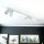Projecteur de plafond blanc 200 cm de long 6 flammes GU10 orientables