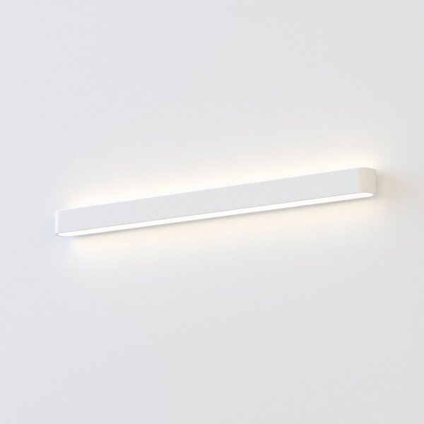 Applique murale blanche Up Down T8 LED 3000 K 2300 lm métal 93,5 cm