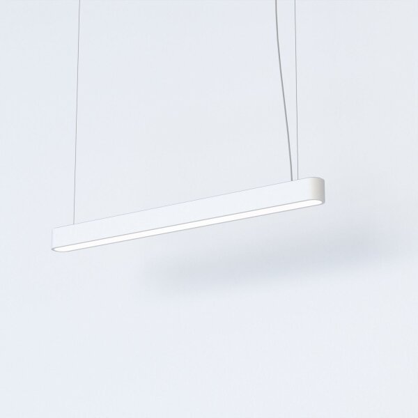Suspension Blanc 3000 K 2300 lm T8 LED allongée 95 cm