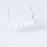 Suspension Blanc 3000 K 2300 lm T8 LED allongée 95 cm