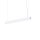 Suspension Blanc 3000 K 2300 lm T8 LED allongée 95 cm