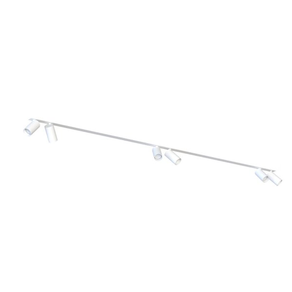 Spot de plafond grand 2x 2 m 6-flamme GU10 blanc encastré