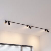 Spot de plafond encastr&eacute; 2x 2m de long 6-flamme...