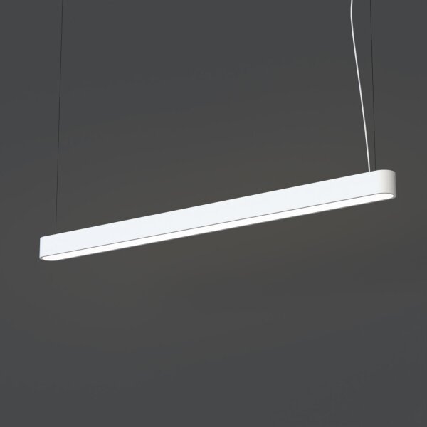 Lampe à suspendre Blanc 3000 K 3200 lm T8 LED réglable L : 125 cm