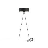 Lampadaire Noir 154 cm Moderne 3x E27 Interrupteur...