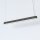 Suspension Gris T8 LED avec 3000 K blanc chaud L : 125 cm de long