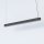 Suspension Gris T8 LED avec 3000 K blanc chaud L : 125 cm de long