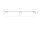 Grand spot de plafond 2 m de long 6 flammes GU10 noir laiton