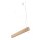 Suspension en bois Interrupteur à tirette 98 cm de large Table de salle à manger