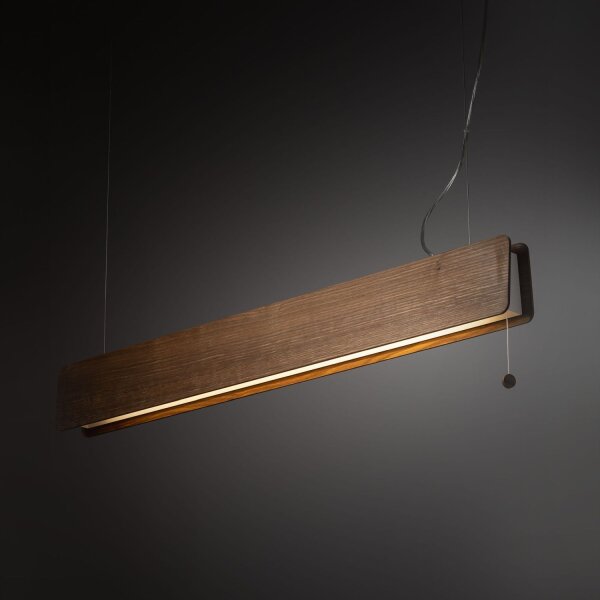 Lampe à suspendre bois métal incl. LED T8 3000 K 2300 lm