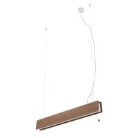 Lampe à suspendre bois métal incl. LED T8...