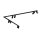 Spot de plafond réglable 2x 1,5 m 8-flamme GU10 noir