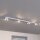 Spot de plafond 8 flammes GU10 en blanc doré 2x 1,5 m Moderne