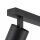 Spot de plafond ajustable noir 3 m de long 8-flamme GU10