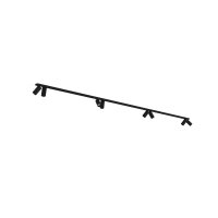 Spot de plafond 8 flammes noir 400 cm de long XXL GU10...