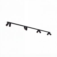 Grand spot de plafond 400 cm de long 8-flamme en noir or...