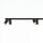 Grand spot de plafond 400 cm de long 8-flamme en noir or GU10