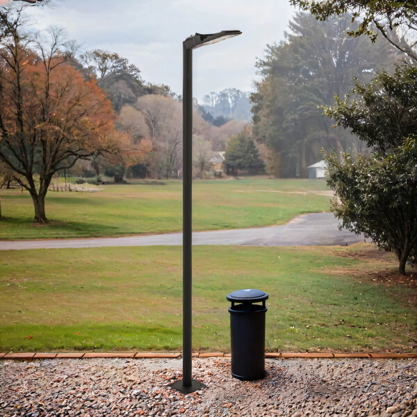 Luminaire dallée LED noir IP65 3000 K 3600 lm 285 cm